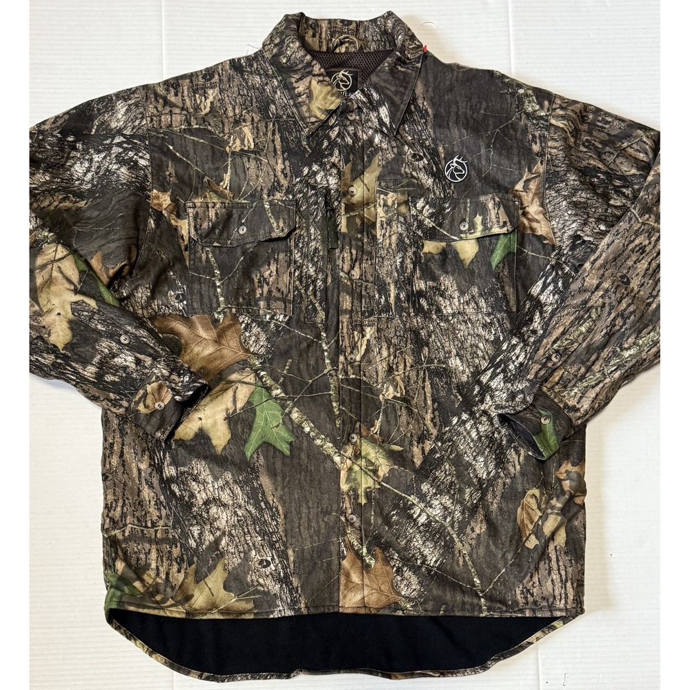 RUTWEAR Big‎ Game - Men's Lined Button Hunting Shirt Jacket Shacket- Large
